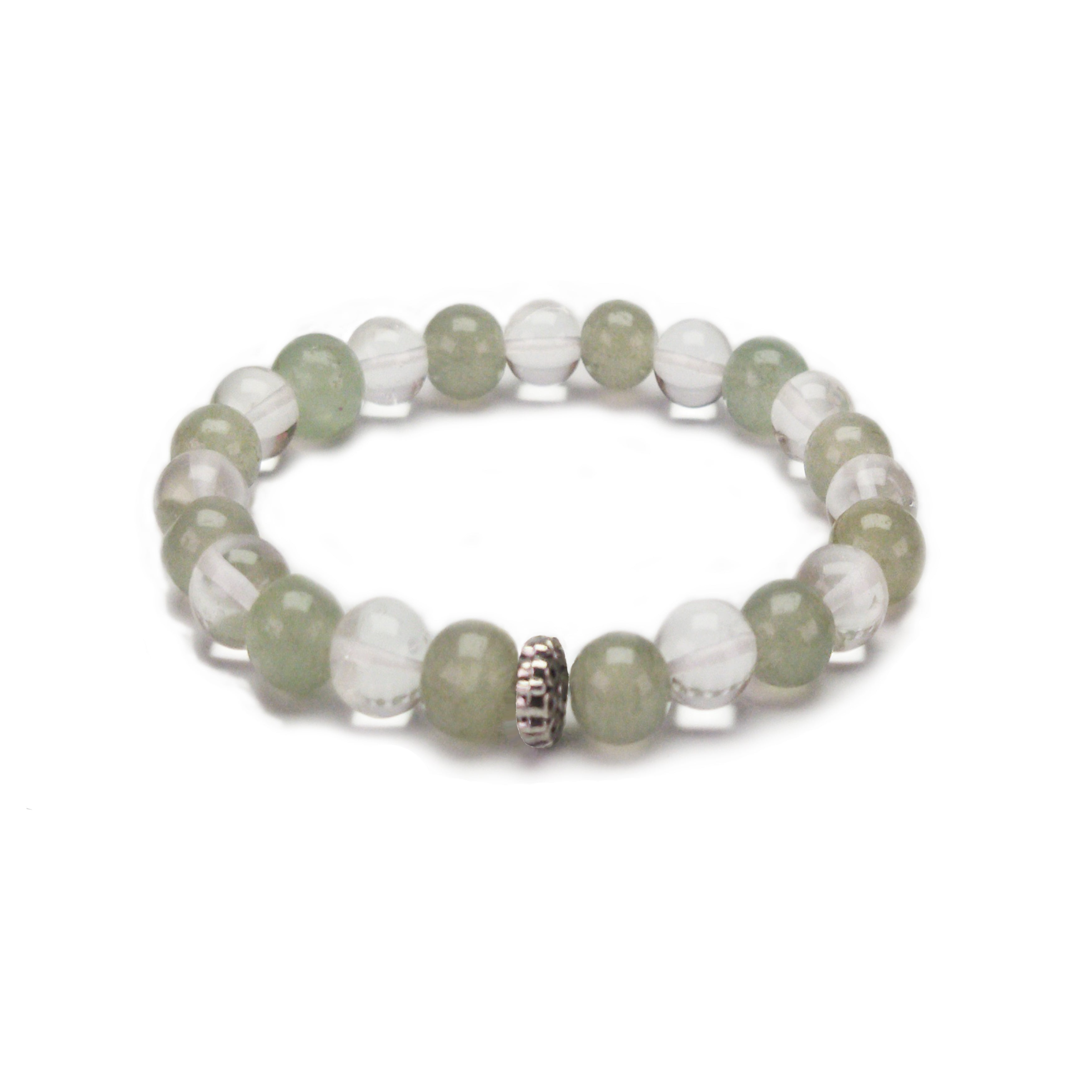 Cleansing & Abundance Quartz & Aventurine Bracelet