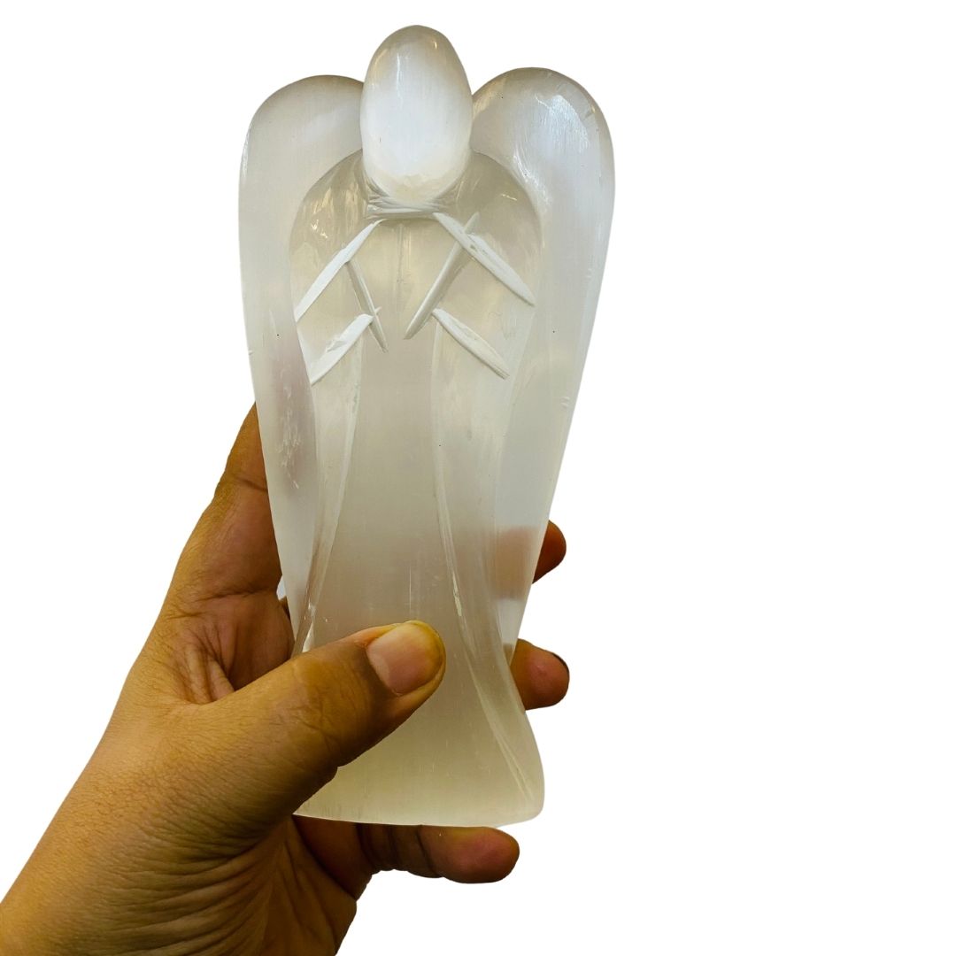 Aura Cleansing Selenite Angel ( Large )