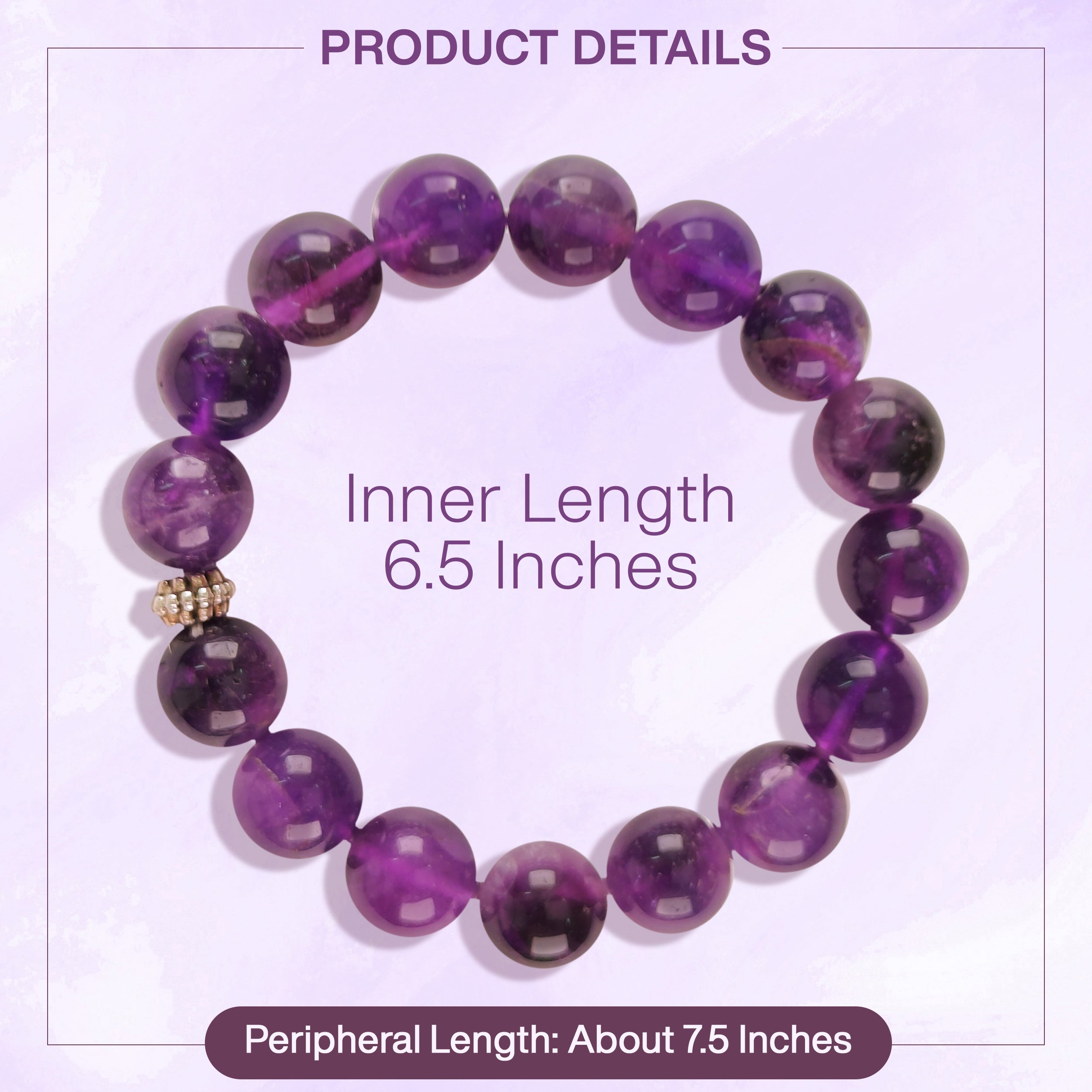 Balancing Amethyst Bracelet