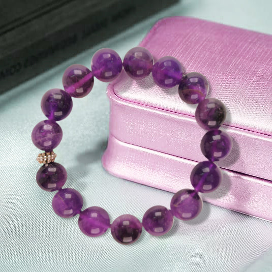 Balancing Amethyst Bracelet