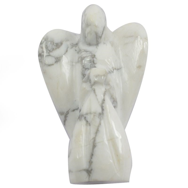 Anti Anger Howlite Angel(Large)