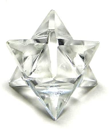 CITAARAA Star Anxiety Stone | Merkaba Star | Clear Quartz | Energised
