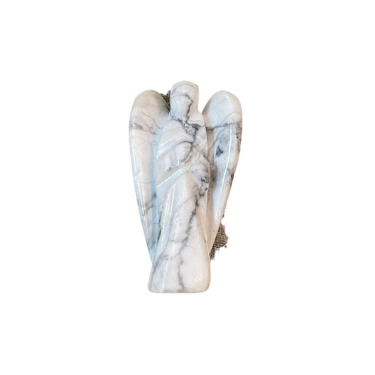 Anti-anger Howlite Angel ( Small )