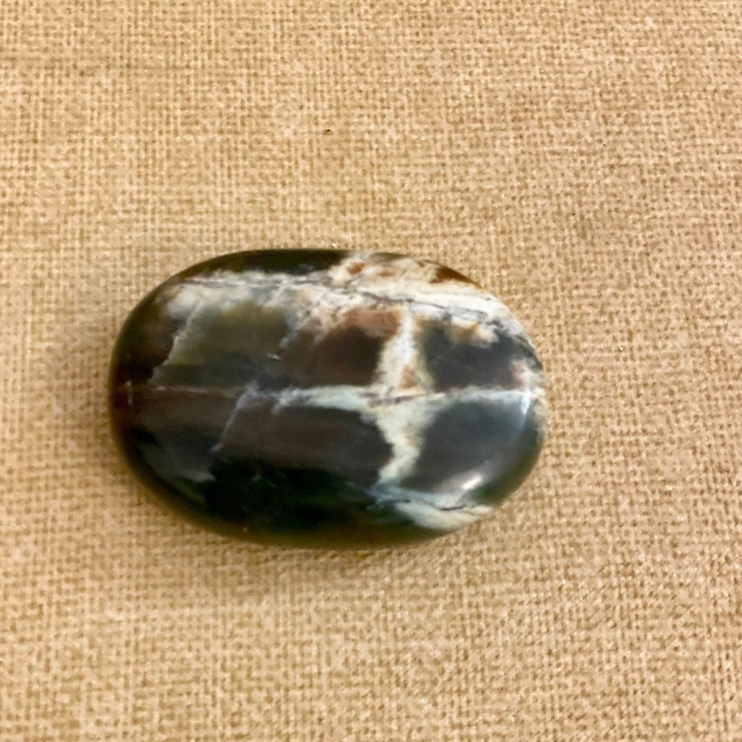 Creative Energy Bloodstone Palm Stone