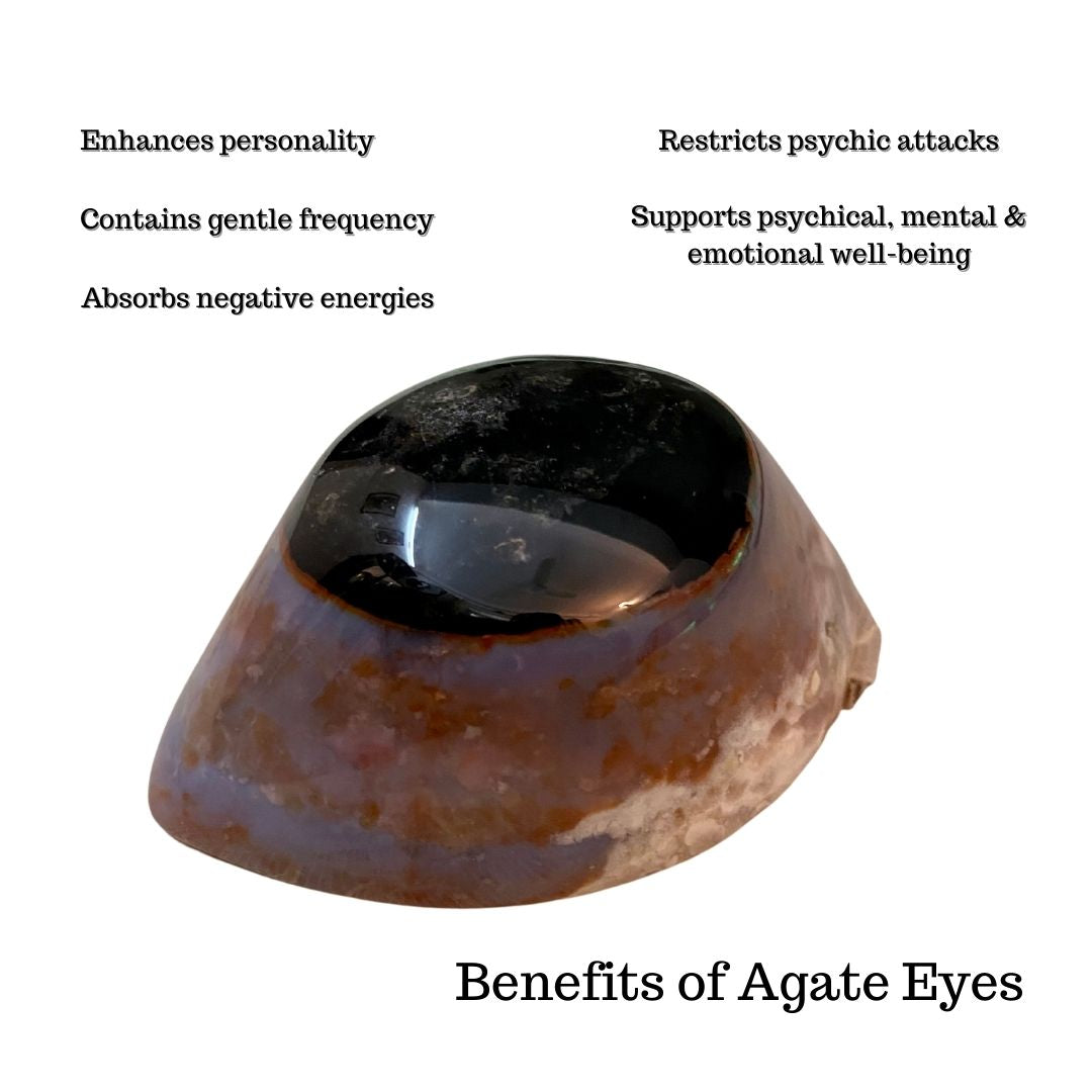 Evil Eye Protector Agate Eyes