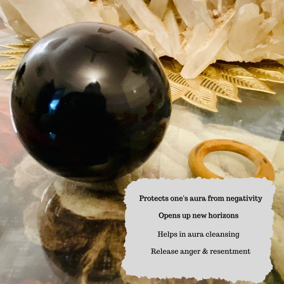 Protecting Black Obsidian Sphere