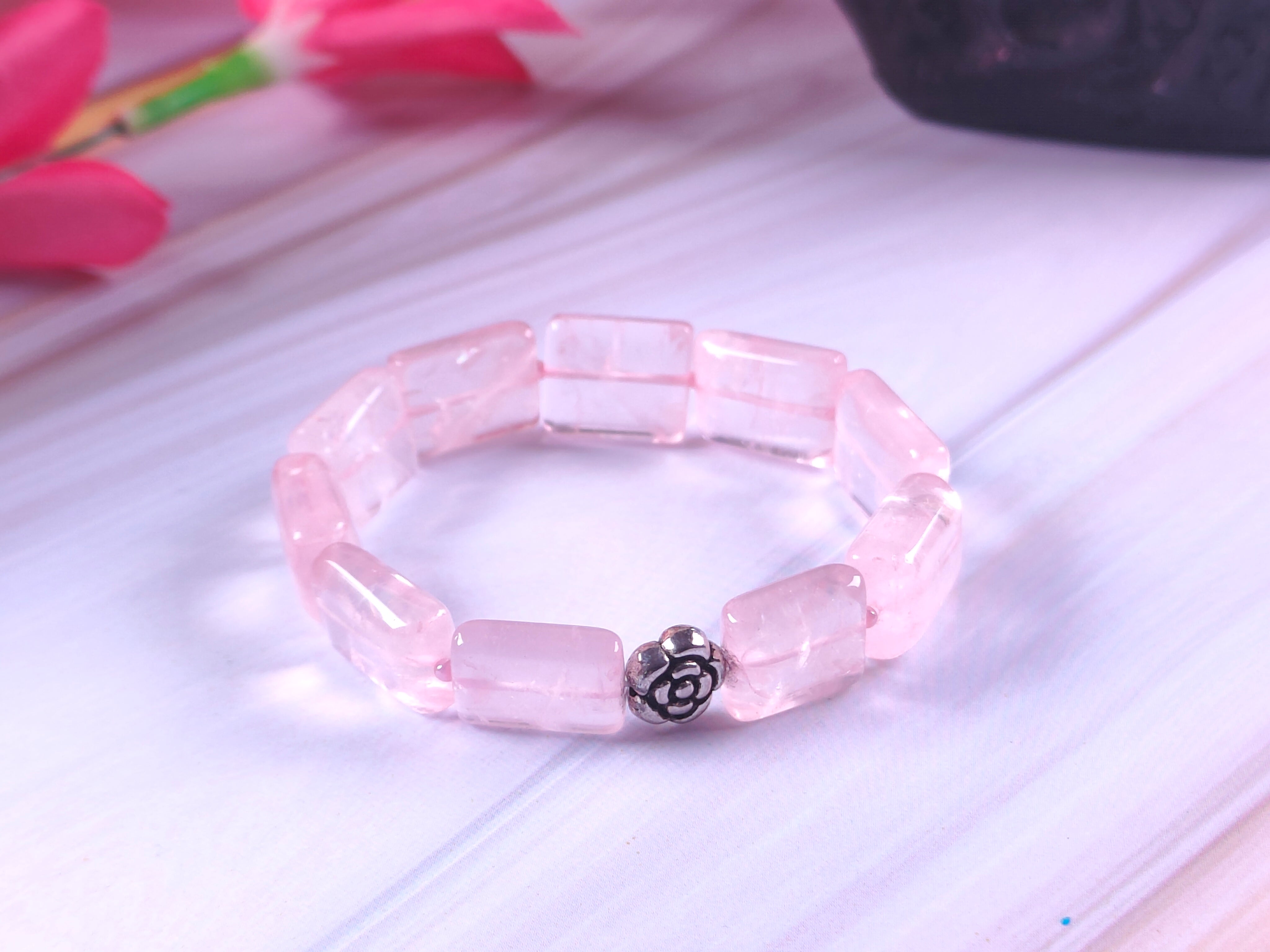 Calming Rose Quartz Bracelet