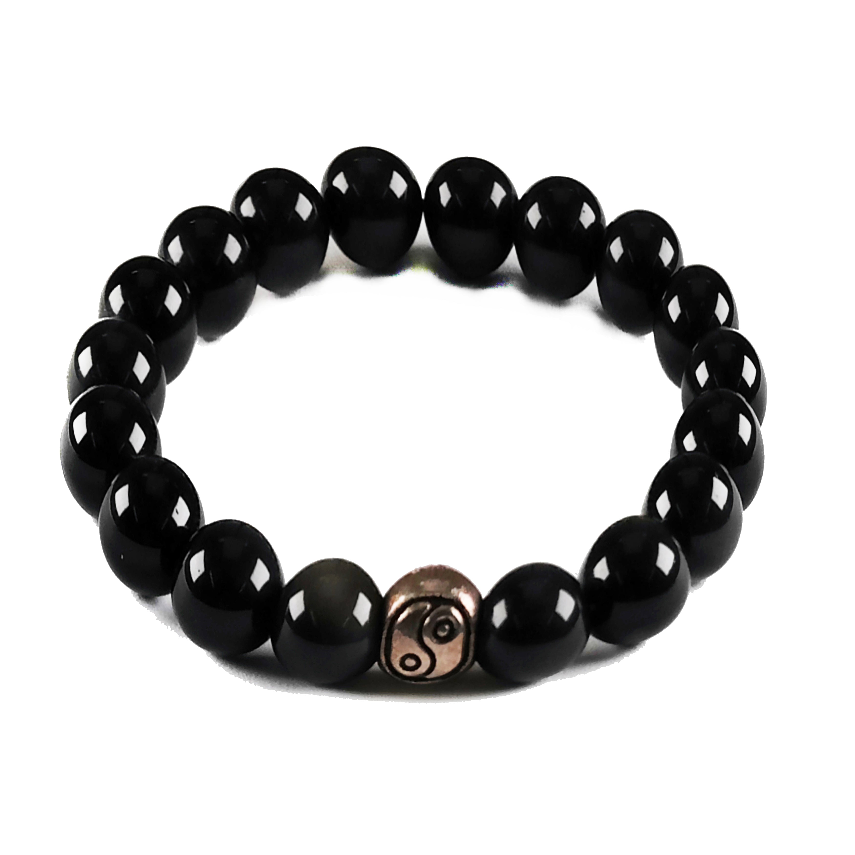 Protecting Black Obsidian Bracelet