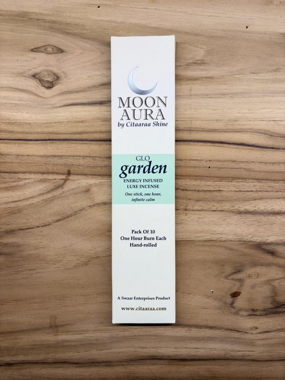 Moon Aura Glo Garden Energy Infused Luxe Incense Pack of 10